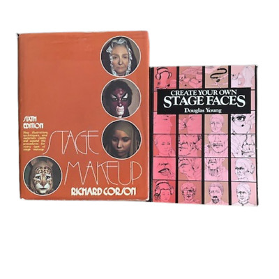 STAGE MAKEUP & Create Your Own STAGE FACES (2 Book Lot)