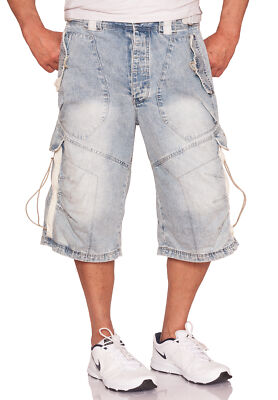 JET LAG Herren Denim Shorts Modell Evan in Light Navy oder Denim Bleached