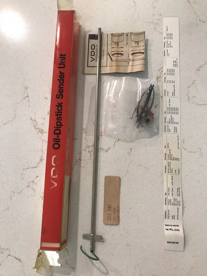 KIT UNIDAD DE ENVÍO VARILLA DE MEDICIÓN DE ACEITE VDO SE ADAPTA A ALFA-THRU-VW Foto 2 de 4