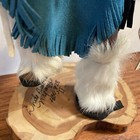 White Bear Warrior Dancer Feathered Kachina Doll Signed N. Yazzie 15" Native AM. — photo 6