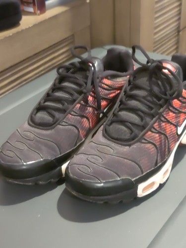 RARE Nike "FORGE" Air Max TXT Black/White-Challenge Red 2014 9.5 - Picture 5 of 13