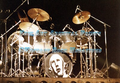 QUEEN Jazz Tour ROGER TAYLOR Kit 1978 Detroit - FINE ART ARCHIVAL