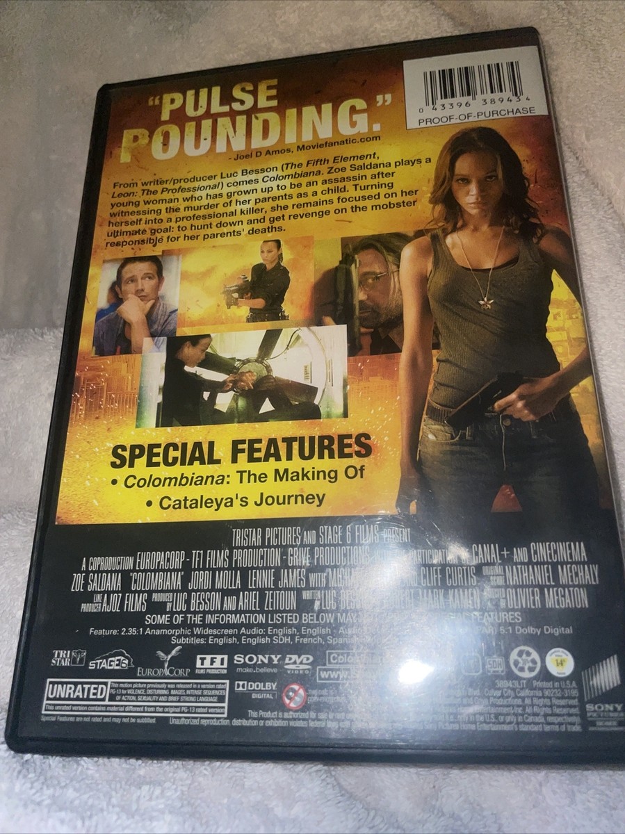 Colombiana Zoe Saldana Jordi Molla Lennie James Michael Vartan