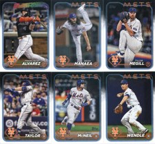 2024 Topps Series 2 New York Mets Team Set of 13 Cards
