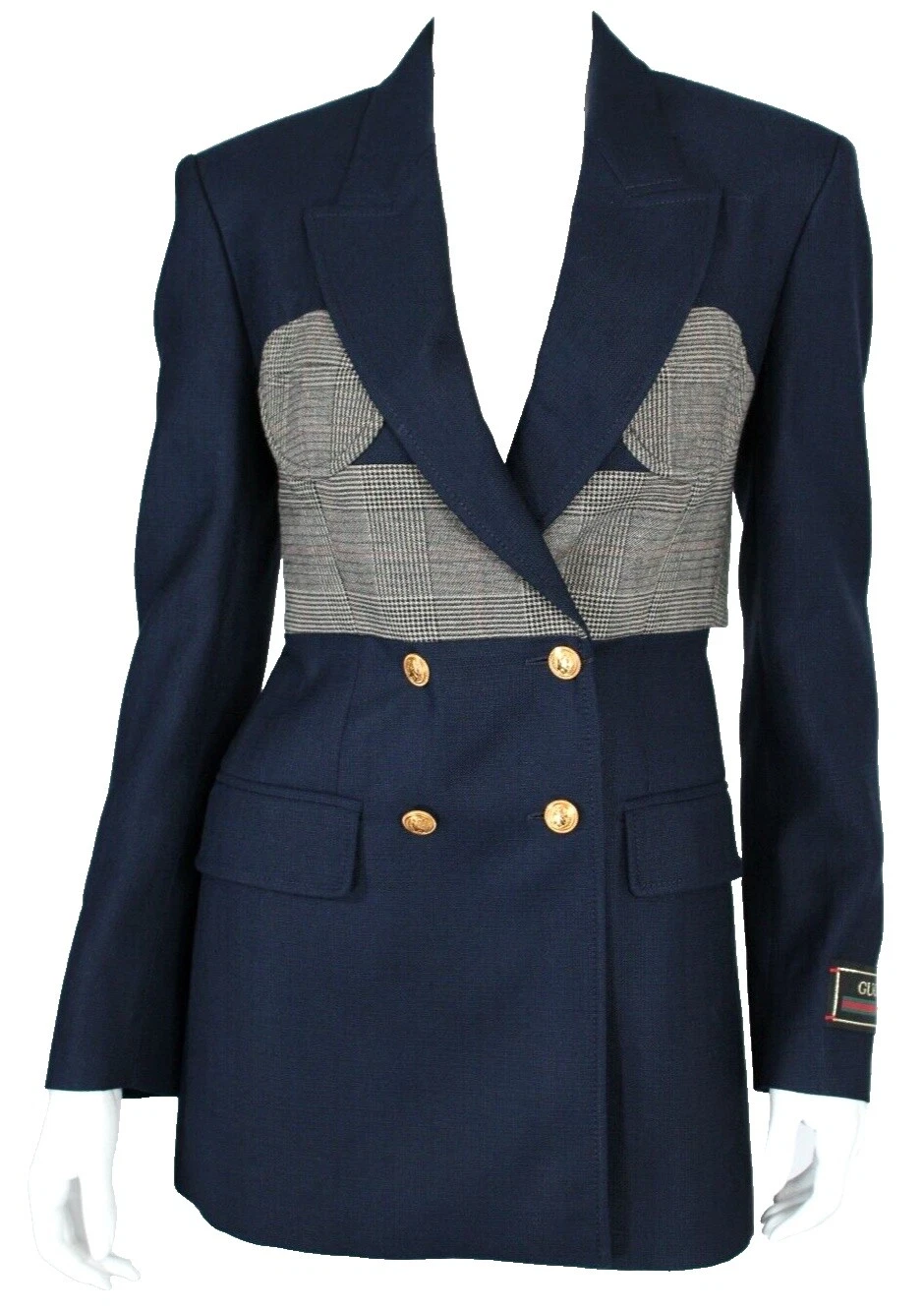 Gucci sólido Casacos, jaquetas e Coletes para mulheres