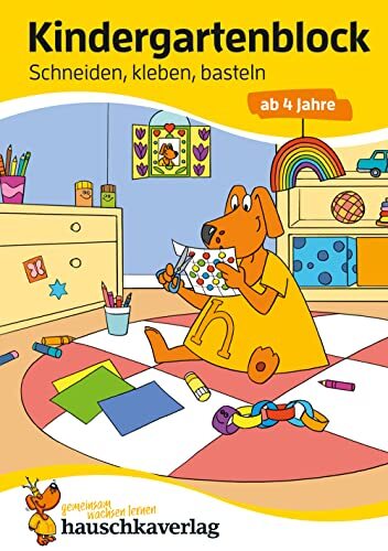 Ulrike Maier Sa Kindergartenblock ab 4 Jahre - Schneiden, kleben, ba (Tascabile)