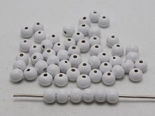 500 pcs White 8mm Round Wood Beads Wooden beads Spacer Beads Jewelry Making