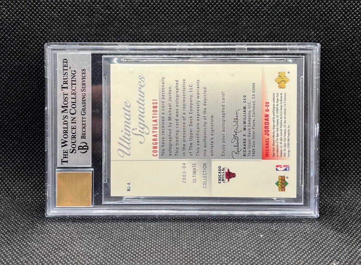2003 Upper Deck Ultimate Collection Signatures Michael 2003 Upper Deck Ultimate Collection Signatures Michael
