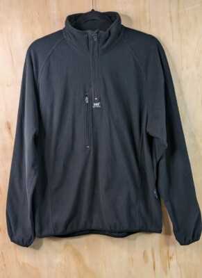 Helly Hansen Work Wear Fleecejacke Herren Größe M schwarz Half Zip leicht