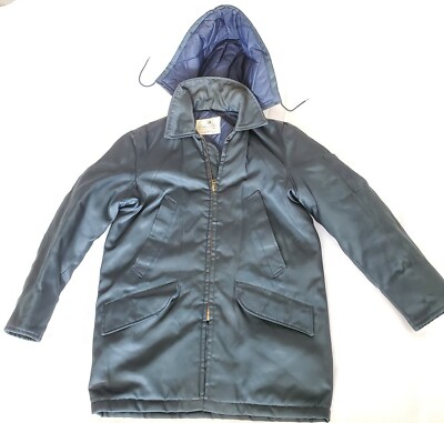Golden Fleece Industrial Outerwear Titan Cloth Blue Parka Coat 
