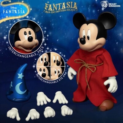 Disney Classic Fantasia Mickey DAH-041 Dynamic 8ction Heroes 1/9 Action Figure