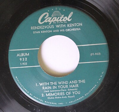 Jazz 45 Stan Kenton And His Orchestra - 1. With The Wind And The Rain In Your Ha