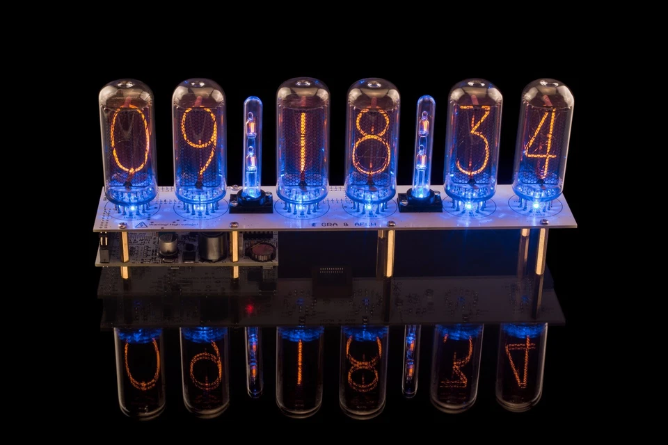 KIT for IN-18 Nixie Tubes Clock PCBs + All Parts 12/24H SlotMachine NO TUBES - Image 3 of 4