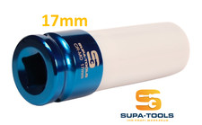 Schonnuss 17mm Radmuttern Steckschl&uuml;ssel Nuss Einsatz Alufelgen Stecknuss