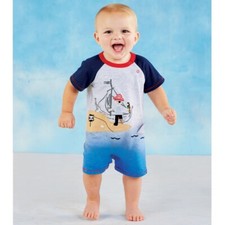 Pantalón corto Mud Pie E1 bebé niño tiburón pirata 11030105 elige talla
