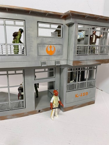 Star Wars Hoth Rebel Outpost Endor Building Jedi Empire Vintage Kenner 1:18 3.75 - Picture 11 of 24