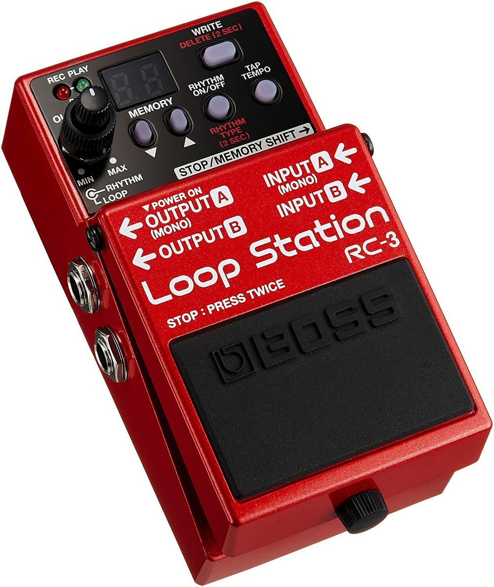 中古品 ギターエフェクター BOSS RC-1 Loop Station レッド BOSS 【中古】 ループステーション エフェクター BOSS RC-1 Loop