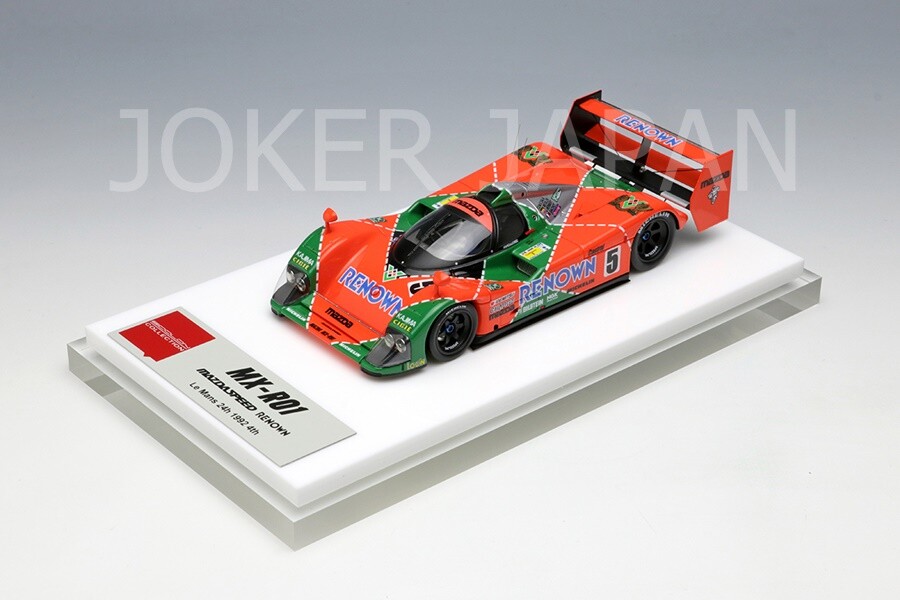 Make Up EIDOLON 1/43 Mazda MX-R01 RENOWN Le mans 24h 1992 No.5 4th