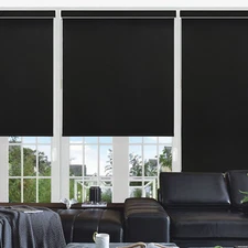 Changshade CUSTOM CUT Window Blinds Blackout Roller Shades Corded Waterproof