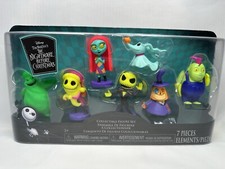 The Nightmare Before Christmas Mini Figures Set of 7 Neon Disney/Tim Burton New