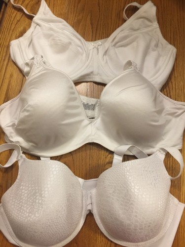 BALI BESTFORM VANITY FAIR White Bras Intimates SET LOT of 3 Women Sz 42C 42 C 💖 - Picture 4 of 8
