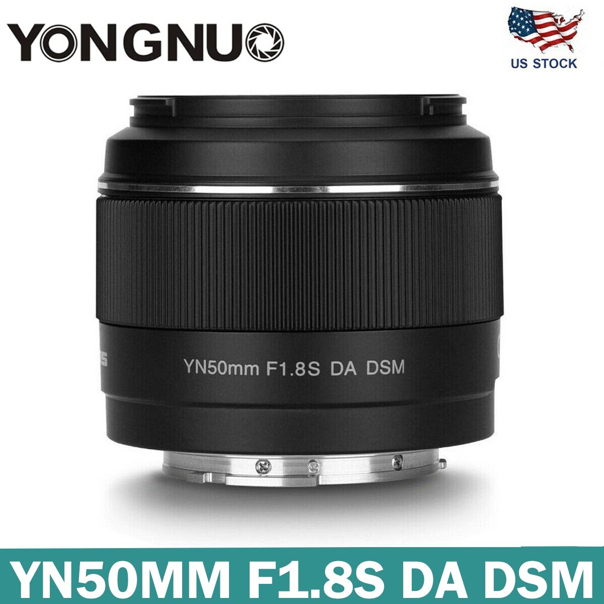 YONGNUO YN50mm F1.8S DA DSM 50mm F1.8 AF MF Lens for Sony E-mount