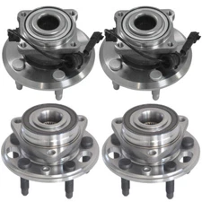 Front Rear Wheel Bearing Hubs for Chevy Equinox 2010-2017 GMC Terrain 2.4L 3.6L