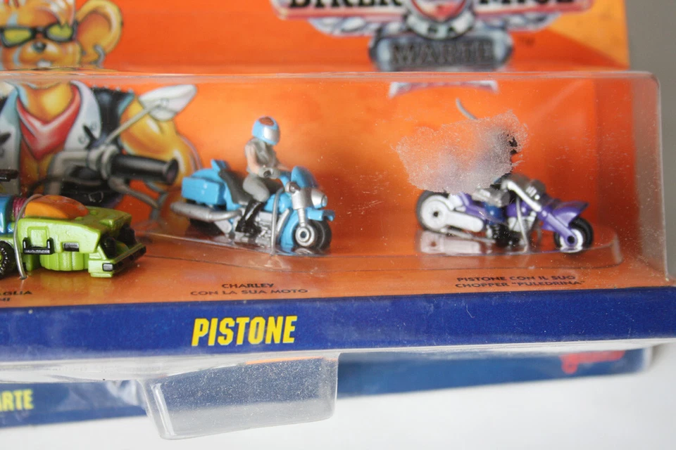 RARE VINTAGE 1994 MICRO MACHINES BIKER MICE FROM MARS PISTONE GALOOB NEW SEALED! - Image 4 of 4