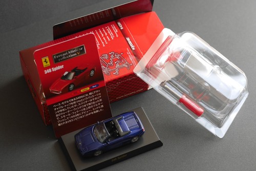 KYOSHO Ferrari 348 Spider 1/64 Diecast Blue 2007 Assembled - Picture 2 of 9