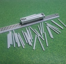 N Scale 1/160 Steel I Beam Load. 20 pack. Freight Diorama Details FREE SHIPPING