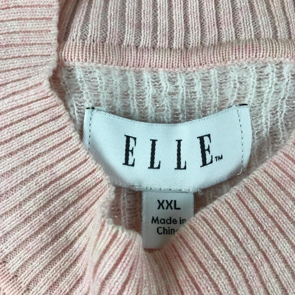 Suéter Elle Mujer XXL Rosa Rayas Mangas Largas Pullover Nuevo con Etiquetas Foto 2 de 4