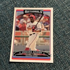 Junior Spivey Topps #103 2006 Washington Nationals MLB Baseball Card