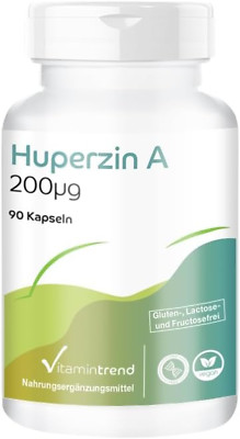 Huperzin a 200Μg - Aus Bärlapp-Extrakt - 90 Kapseln - Hochdosiert, Sichere Dosis