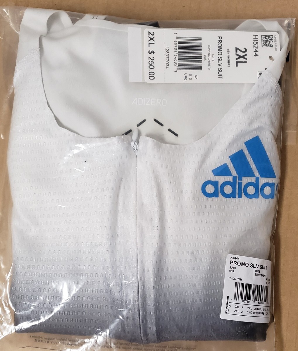 Brand New Adidas Men's Adizero Sleeveless Speedsuit - 2XL | eBay