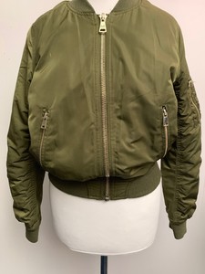 petite olive green jacket