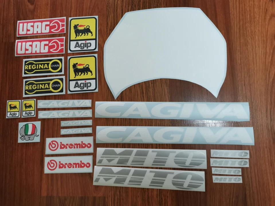 Cagiva Mito 125 EVO decal set vinyl adesivi autocollants ステッ - Imagen 2 de 4