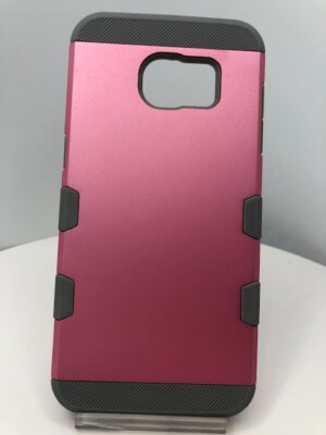 For Samsung Galaxy S7 Edge S7E G935 Pink Hybrid Hard Case
