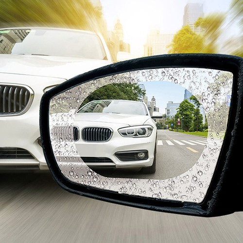 2x Car Rainproof Anti Fog Anti-glare Rearview Mirror Trim Film Cover Accessories - Picture 12 of 12