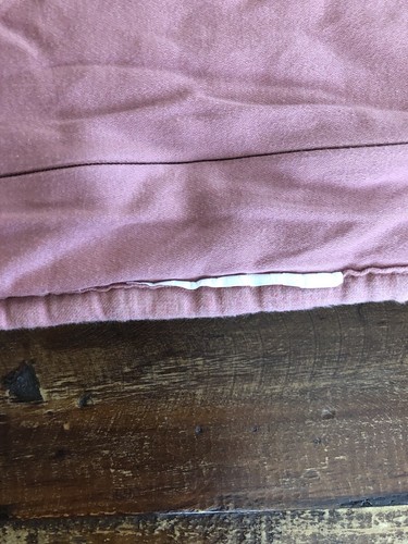 Casaluna EURO SHAM-26", Rose Color, Face-Cotton/Cashmere Lot Of 2 - Picture 5 of 8