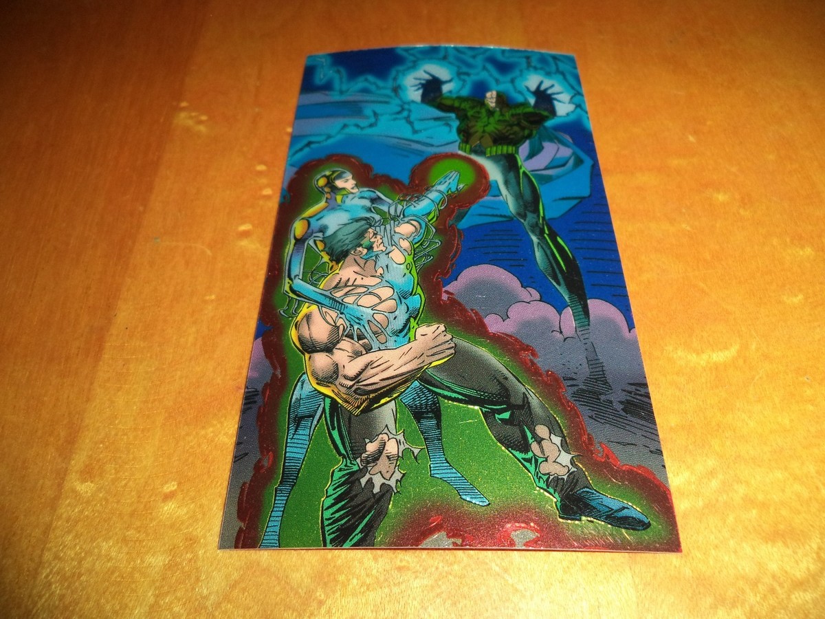 Wildcats Wildstorm 1994 Oversized Chromium Trading Cards 58 61 75