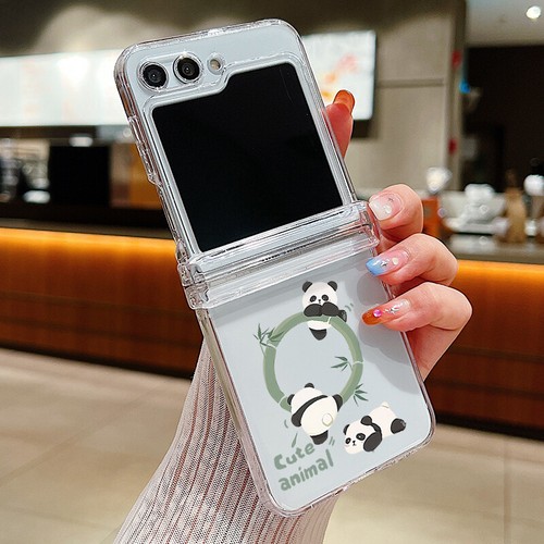 For Samsung Z Flip6 Flip5 Flip4 3 Panda Hinge Shockproof Phone Case Hard Cover - Picture 20 of 22