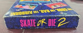 Skate or Die 2 (NES) CIB Complete in Box AUTHENTIC NINTENDO TESTED CLEAN RARE