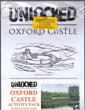 Oxford Castle Unlocked Activity Pack, 13 Sheets Puzzle Game History Souvenir NEW
