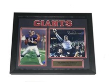 New York Football - P.Simms & B.Parcells 14x18 Auto Frame