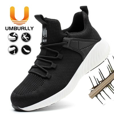 Sicherheitsschuhe Herren Damen Mit Stahlkappe, Leichte, Bequeme Sicherheitsschuhe, Bruch- Und