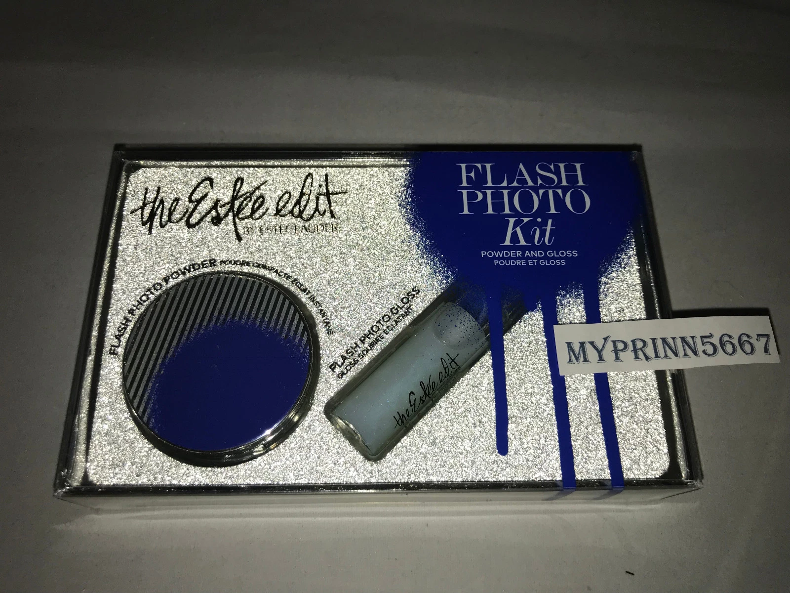 LOT OF 2 The Estee Edit Flash Photo Travel Kit: Photo Gloss + Powder Compact