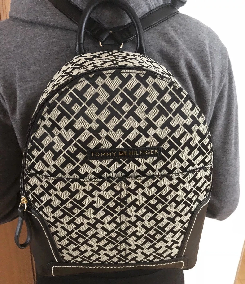tommy hilfiger backpack grey