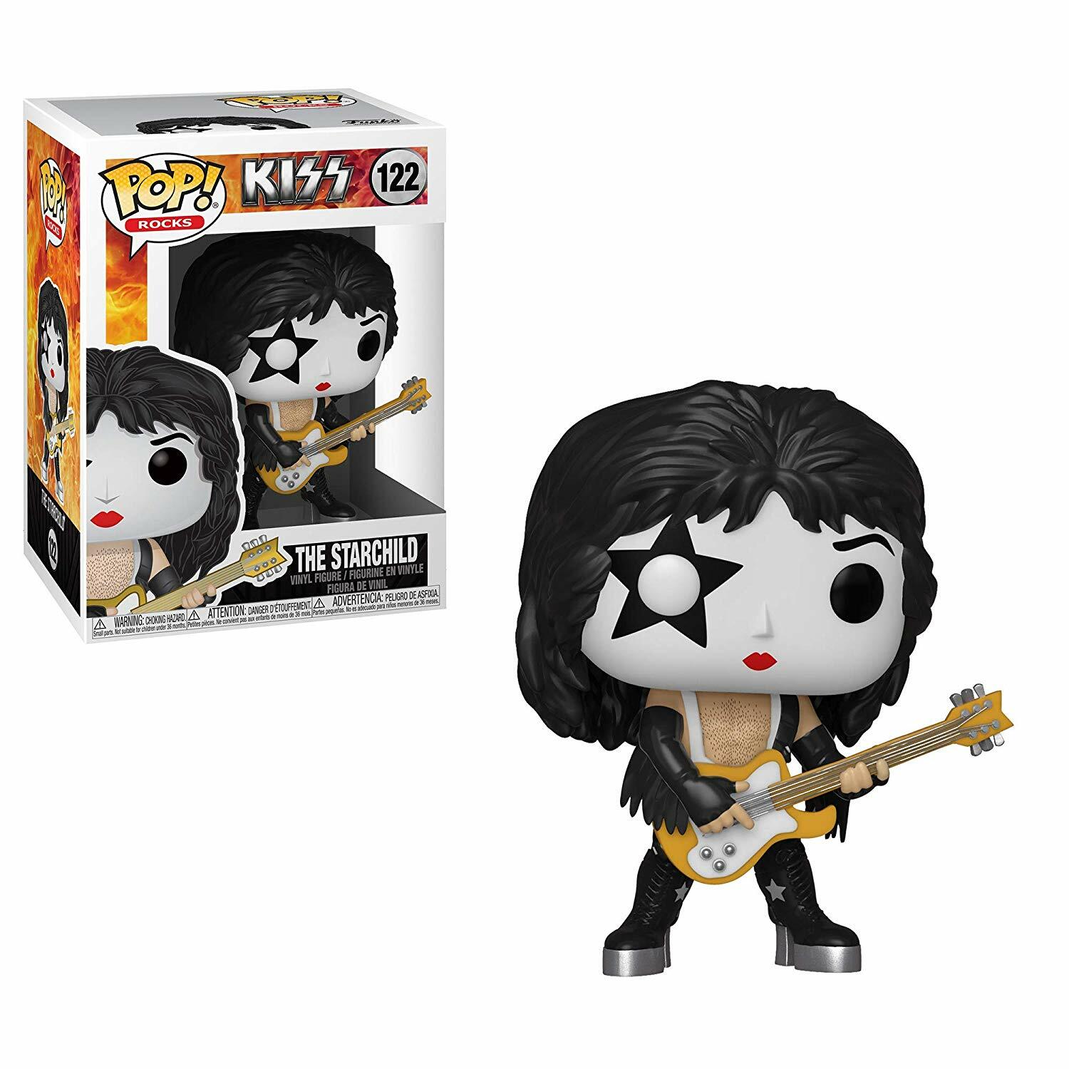 KISS The Starchild Paul Stanley POP! Rocks #122 Vinyl Figur Funko