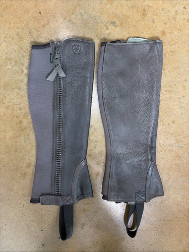 Ariat Breeze Brown Leather Washable Half Chaps Women's Small Style 10005948