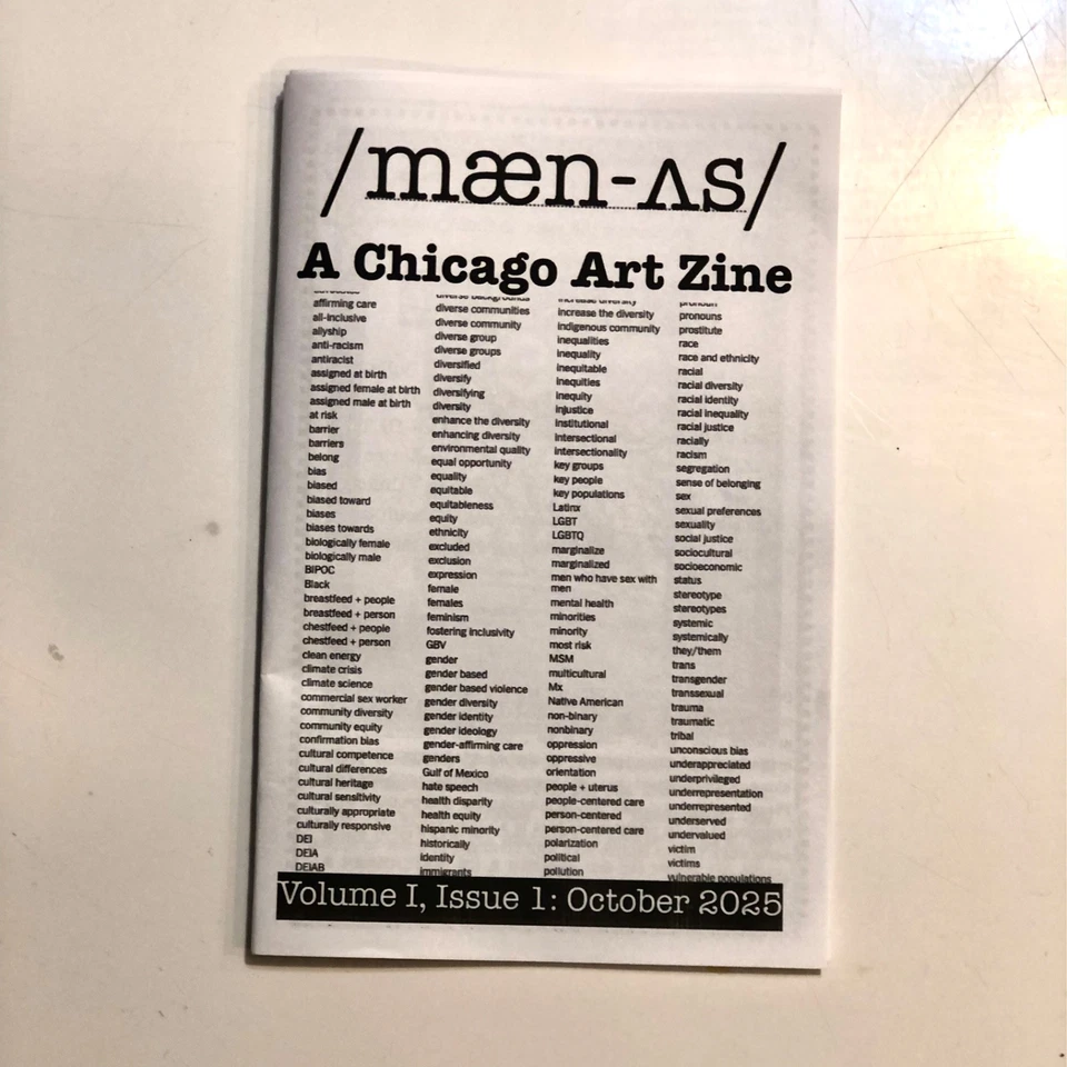 /mæn-ʌs/ Chicago Art Zine - Chicago art, artists, art history, ephemera, culture - Image 2 of 4